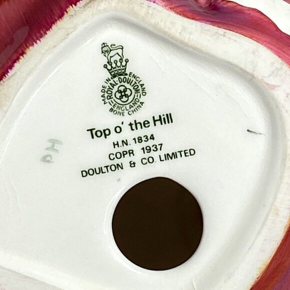 Royal Doulton England 1937 Top O' The Hill Figurine HN 1834 Bone China Vintage - Picture 11 of 11